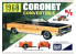 MPC maquette voiture 978 DODGE CORONET CONVERTIBLE AVEC REMORQUE 1/25