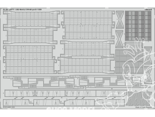 Eduard photodecoupe bateau 53297 Amélioration USS Nimitz CVN-68 Partie 3 Trumpeter 1/350