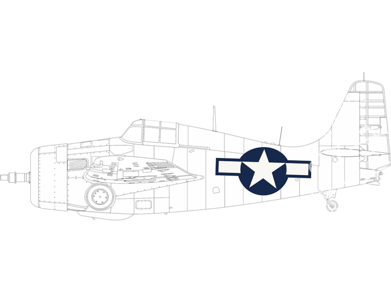 Eduard Express Mask EX971 Insigne national FM-2 US Eduard 1/48