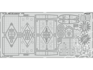 Eduard photodecoupe avion 72731 Extérieur PBY-5A Hobby 2000 / Academy 1/72