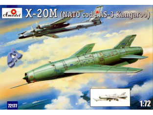 Amodel maquette avion 72177 X-20M (AS-3 Kangaroo) 1/72