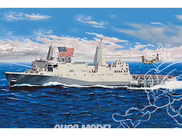TRUMPETER maquette bateau 05616 USS New York (LPD-21) 1/350