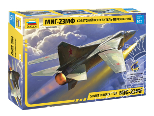 Zvezda maquette avion 7225 Chasseur-intercepteur soviétique Mikoyan-23MF 1/72