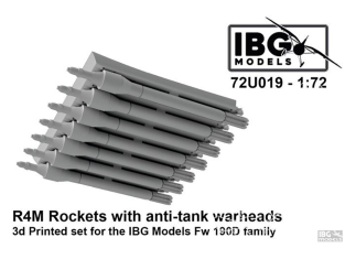 IBG maquette avion 72U019 Missiles antichar R4M pour FW 190D pour kit IBG 1/72