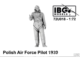 IBG maquette avion 72U018 Pilote polonais 1939 1/72