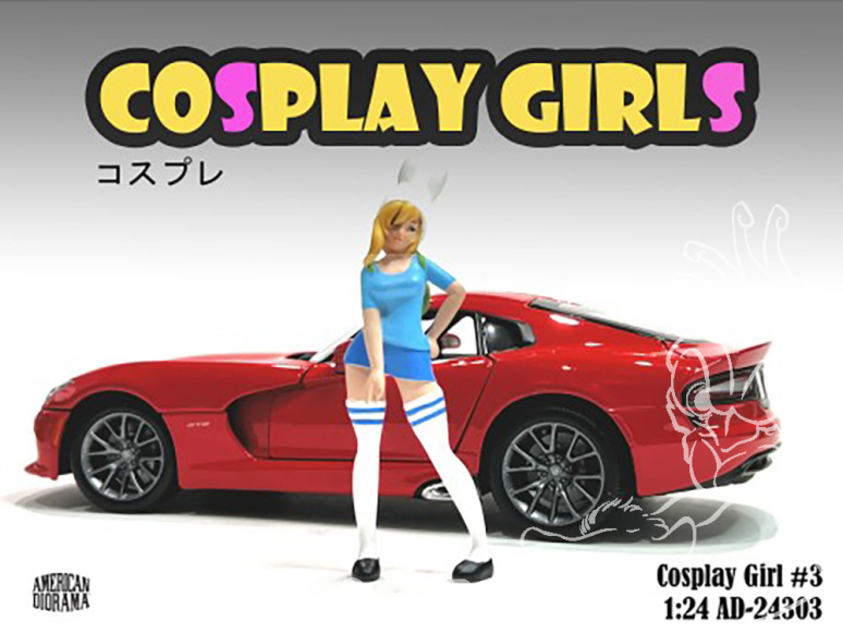 American Diorama figurine AD-24303 Cosplay girls - Figurine 3 1/24