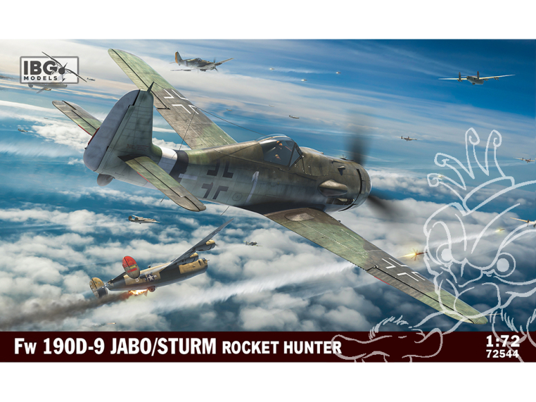 IBG maquette avion 72544 FW190D-9 JABO/STURM Tireur de Fusées 1/72