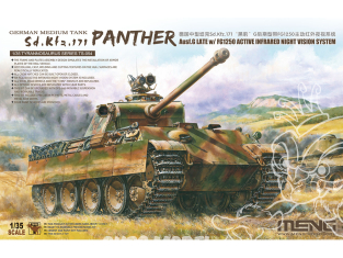 Meng maquette militaire TS-054 Panther Ausf.G Le chevalier en avance sur son temps 1/35