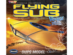 Moebius maquette serie télé 817 Flying Sub Voyage au fond des mers 1/350