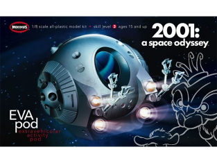 Moebius maquette serie télé 2001-4 EVA Pod 2001 L'odyssée de l'espace 1/8