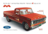 Moebius maquette voiture 2564 Ford F-250 Custom Cab Pick Up 1968 1/25