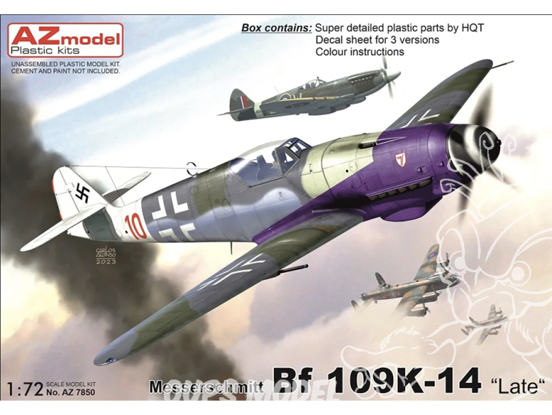 AZ Model Kit avion AZ7850 Messerschmitt Bf 109K-14 “Late” 1/72