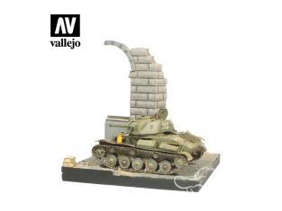 Vallejo diorama SC003 Bâtiment allemand en ruines 1/35