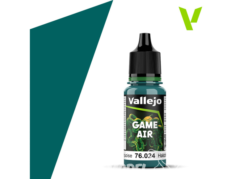 Vallejo Peinture Acrylique Game Air nouvelle formulation 76024 Turquoise Faucon Millenium 18ml