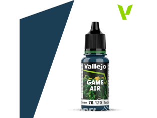 Vallejo Peinture Acrylique Game Air nouvelle formulation 76120 Turquoise abyssale 18ml