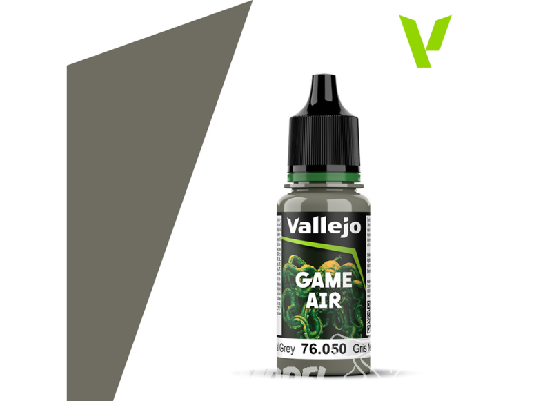 Vallejo Peinture Acrylique Game Air nouvelle formulation 76050 Gris Neutre 18ml