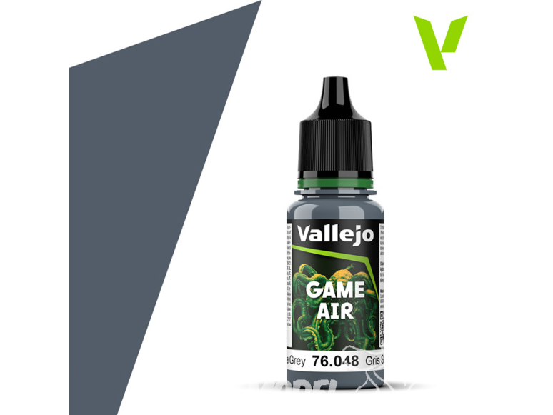 Vallejo Peinture Acrylique Game Air nouvelle formulation 76048 Gris ombre 18ml