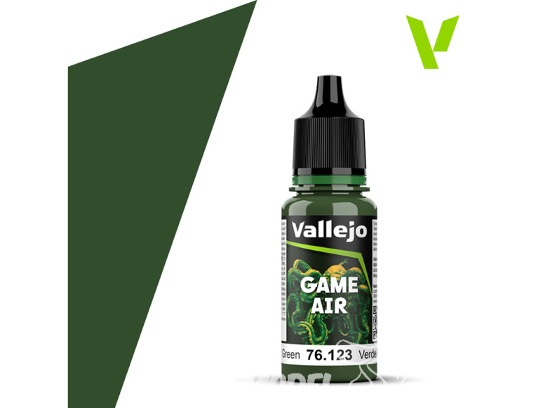 Vallejo Peinture Acrylique Game Air nouvelle formulation 76123 Vert ange 18ml