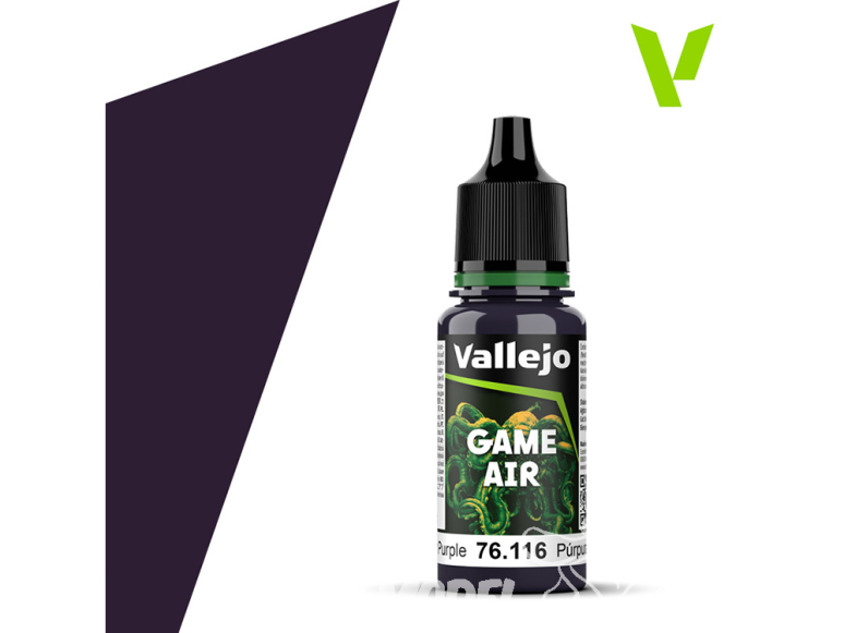 Vallejo Peinture Acrylique Game Air nouvelle formulation 76116 Violet de minuit 18ml