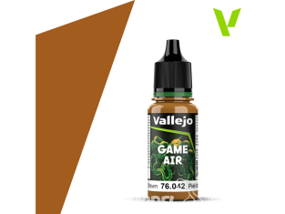 Vallejo Peinture Acrylique Game Air nouvelle formulation 76045 Brun carbonisé 18ml