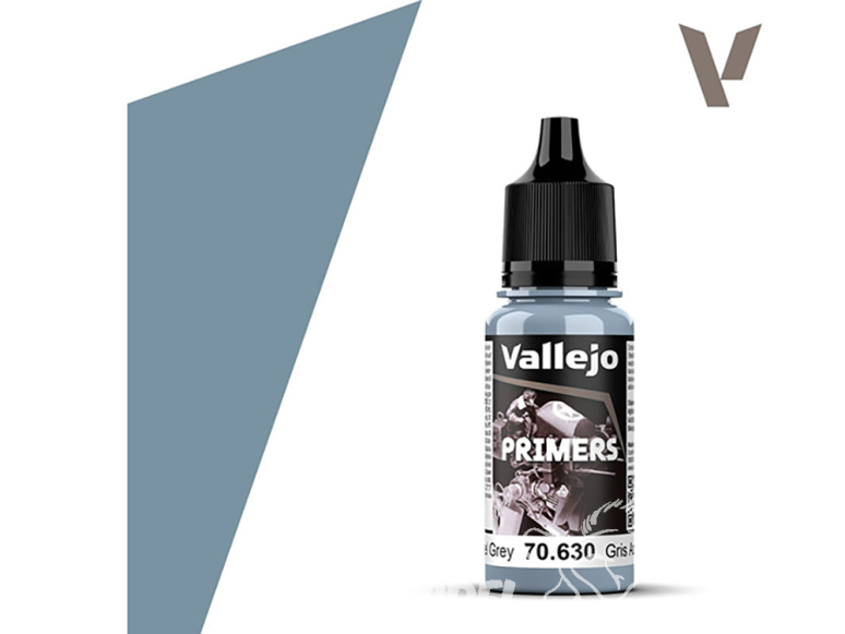 Vallejo Primers 70630 Appret acrylique Gris acier 18ml