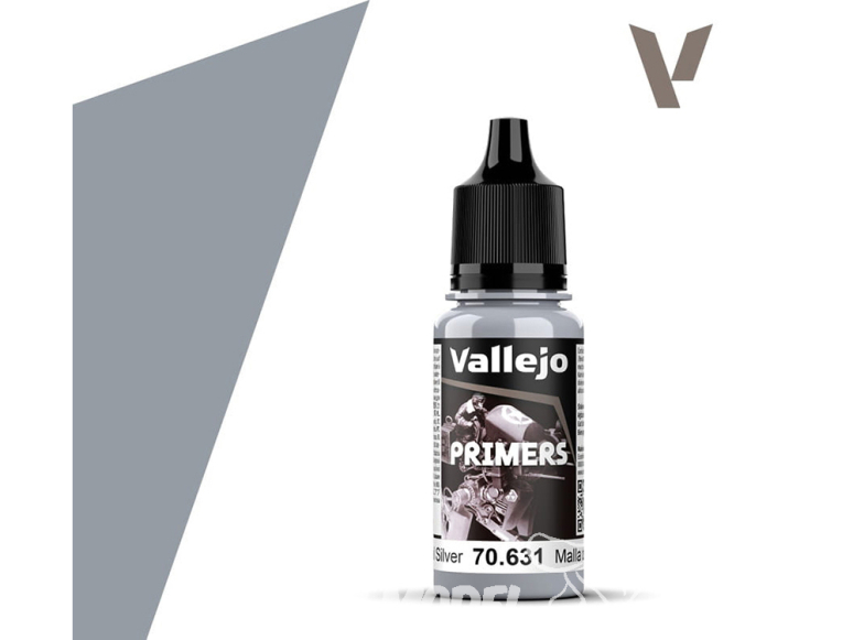 Vallejo Primers 70631 Appret acrylique Cotte de mailles argent 18ml