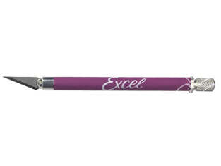Excel outillage maquette 16018 k18 Cutter corps anti dérapant n°1 Purple