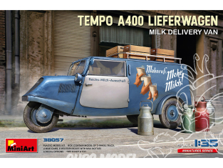 Mini Art maquette militaire 38057 FOURGON TEMPO A400 LIVRAISON DE LAIT 1/35