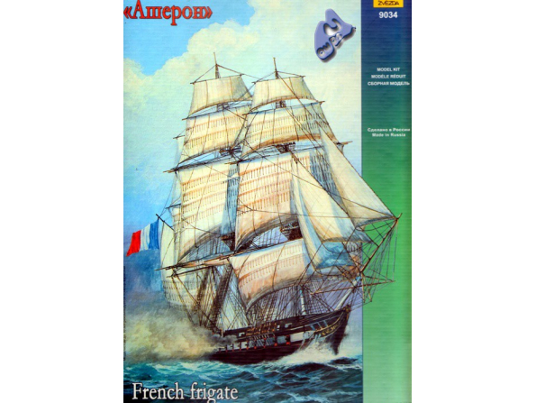 Zvezda maquette bateau 9034 Fregate Française Acheron 1/200