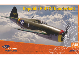 Dora Wings maquette avion DW48051 Republic P-47B Thunderbolt 1/48
