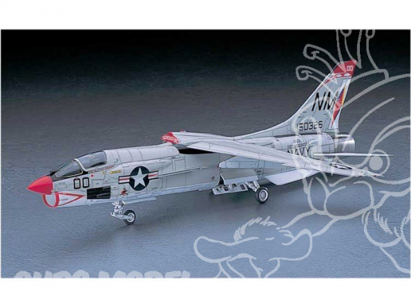 HASEGAWA maquette avion 07225 F-8E Crusader 1/48