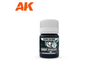 Ak interactive peinture AK13008 DEEP SHADES TEINTES PROFONDES LUNE BLEUE 30ML