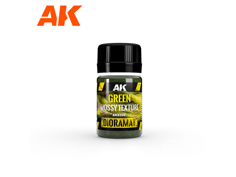 AK interactive Diorama Series ak8260 TEXTURE MOUSSE VERTE 35ml