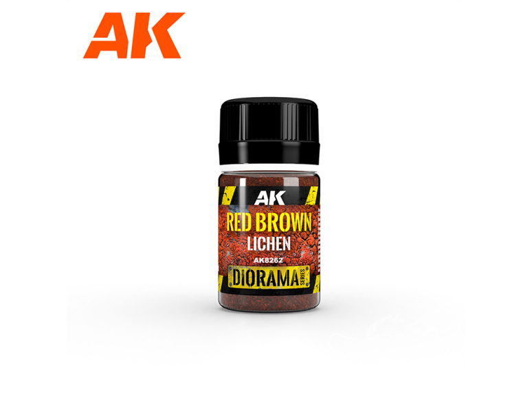 AK interactive Diorama Series ak8262 LICHEN BRUN ROUGE 35ml