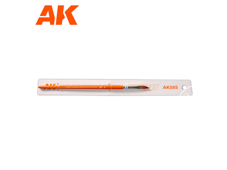 AK Interactive pinceau 585 BROSSE DAGUE WEATHERING