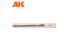 AK Interactive pinceau 587 BROSSE WEATHERING À QUEUE DE BALEINE RUBBON