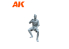 AK interactive ak35504A PZ.KPFW.IV AUSF.D AFRIKA KORPS avec FIGURINE résine DAK PANZERFAHRER 1/35