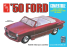 AMT maquette voiture 1413 ÉDITION FORD CONVERTIBLE STREET RODS 1950 1/25