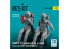 ResKit kit Figurine RSF32-0004 Pilotes RAAF F-111 assis dans des sièges (2 pcs) pour kit RESKIT RSK32-0002 (Impression 3D) 1/32