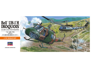 Hasegawa maquette hélicoptère 00141 Bell UH-1 H IROQUOIS 1/72
