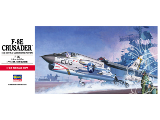 Hasegawa maquette avion 00339 F-8E Crusader U.S. Navy 1/72