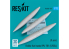 ResKit kit d&#039;amelioration Avion RSU72-0171 Réservoirs de carburant Rafale RPL 701 (1250L) (3 pcs) impression 3D 1/72