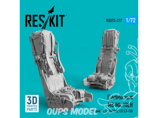 ResKit kit d'amelioration Avion RSU72-0217 Siège éjectable MB Mk.10LH pour Hawk T.2,67,100/102,127,CT-155 impression en 3D 1/72