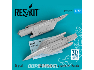 ResKit kit armement Avion RS72-0395 Racks triple magasin AT730 pour Rafale (2 pcs) impression 3D 1/72