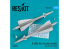 ResKit kit RS72-0413 Missiles R-40RD (AA-6 Acrid) (2 pièces) impression en 3D pour MiG-25PD, MiG-25PDS 1/72