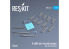 ResKit kit RS72-0413 Missiles R-40RD (AA-6 Acrid) (2 pièces) impression en 3D pour MiG-25PD, MiG-25PDS 1/72