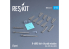 ResKit kit RS72-0413 Missiles R-40RD (AA-6 Acrid) (2 pièces) impression en 3D pour MiG-25PD, MiG-25PDS 1/72