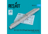 ResKit kit RS72-0412 Pod AN/ALQ-184 ECM version longue impression 3D 1/72