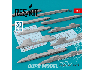 ResKit kit armement Avion RS48-0421 Pylônes pour Su-27 1/48