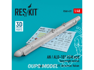 ResKit kit RS48-0419 AN / ALQ-101 ECM pod version longue impression 3D 1/48